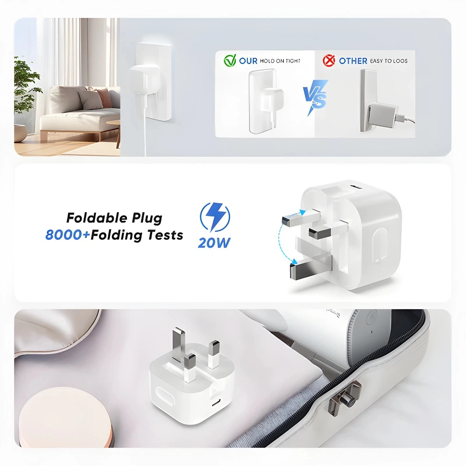 For iPhone 17 16 15 14 13 12 Pro Max X Fast 20W USB-C PD Plug Charger and Cable
